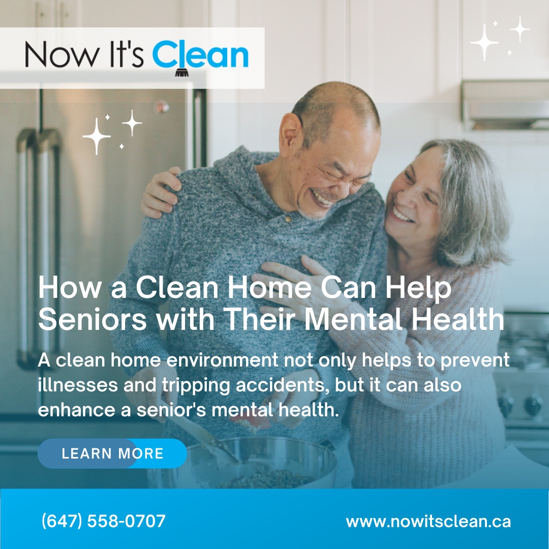 Now It’s Clean is ready to explore the benefits associated with a well-maintained living space for #Seniors.🧠🌟 And, check out this blog to hear about our new partnership with #Vyta.

🧼 Learn More: nowitsclean.ca/blog/how-a-cle…

#SeniorMentalHealth #TorontoSeniors #SafeSeniorLiving