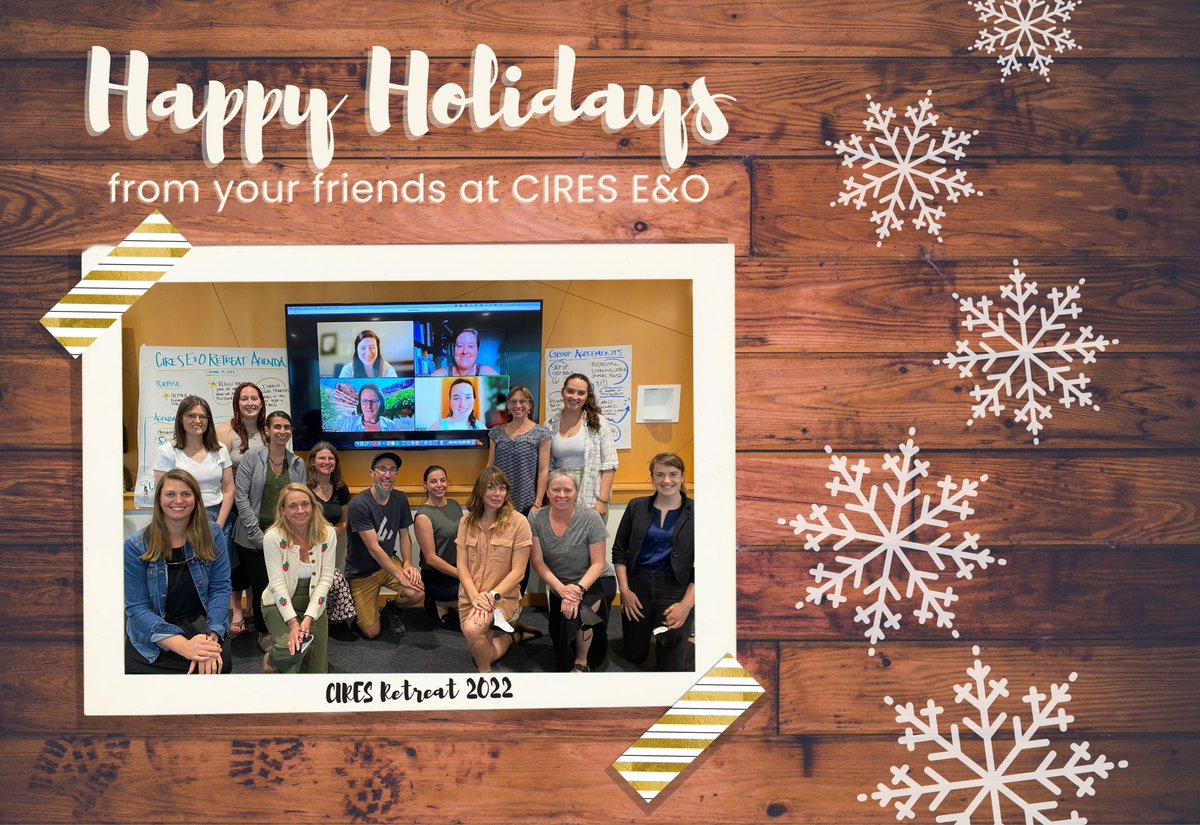 CIRES CEEE (@ciresceee) on Twitter photo Our @ciresoutreach team would like to wish you happy holidays and a season filled with love and joy. We cannot wait for what's in store for 2024 with <a href="/CIRESnews/">CIRES</a>, <a href="/ArcticTogether/">Navigating the New Arctic Community Office</a>, <a href="/ClimateLit/">CLEAN</a>, <a href="/WeAreWaterSW/">We Are Water SW</a> and @polarsecco Our @ciresoutreach team would like to wish you happy holidays and a season filled with love and joy. We cannot wait for what's in store for 2024 with <a href="/CIRESnews/">CIRES</a>, <a href="/ArcticTogether/">Navigating the New Arctic Community Office</a>, <a href="/ClimateLit/">CLEAN</a>, <a href="/WeAreWaterSW/">We Are Water SW</a> and @polarsecco