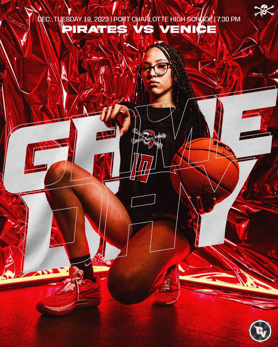 PCHS Lady Pirates (@pcladypiratesbb) on Twitter photo ⚪️🔴GAMEDAY⚪️🔴
🗓: December 19th
🆚: Venice
🕰: JV-6:00pm | V-7:30pm
📍: Port Charlotte High School
<a href="/PirateNationPC/">PC Pirate Athletics</a> <a href="/CoachCed55/">Coach Cedric</a>
#PCHSLadyPirates #PiratePride ⚪️🔴GAMEDAY⚪️🔴
🗓: December 19th
🆚: Venice
🕰: JV-6:00pm | V-7:30pm
📍: Port Charlotte High School
<a href="/PirateNationPC/">PC Pirate Athletics</a> <a href="/CoachCed55/">Coach Cedric</a>
#PCHSLadyPirates #PiratePride