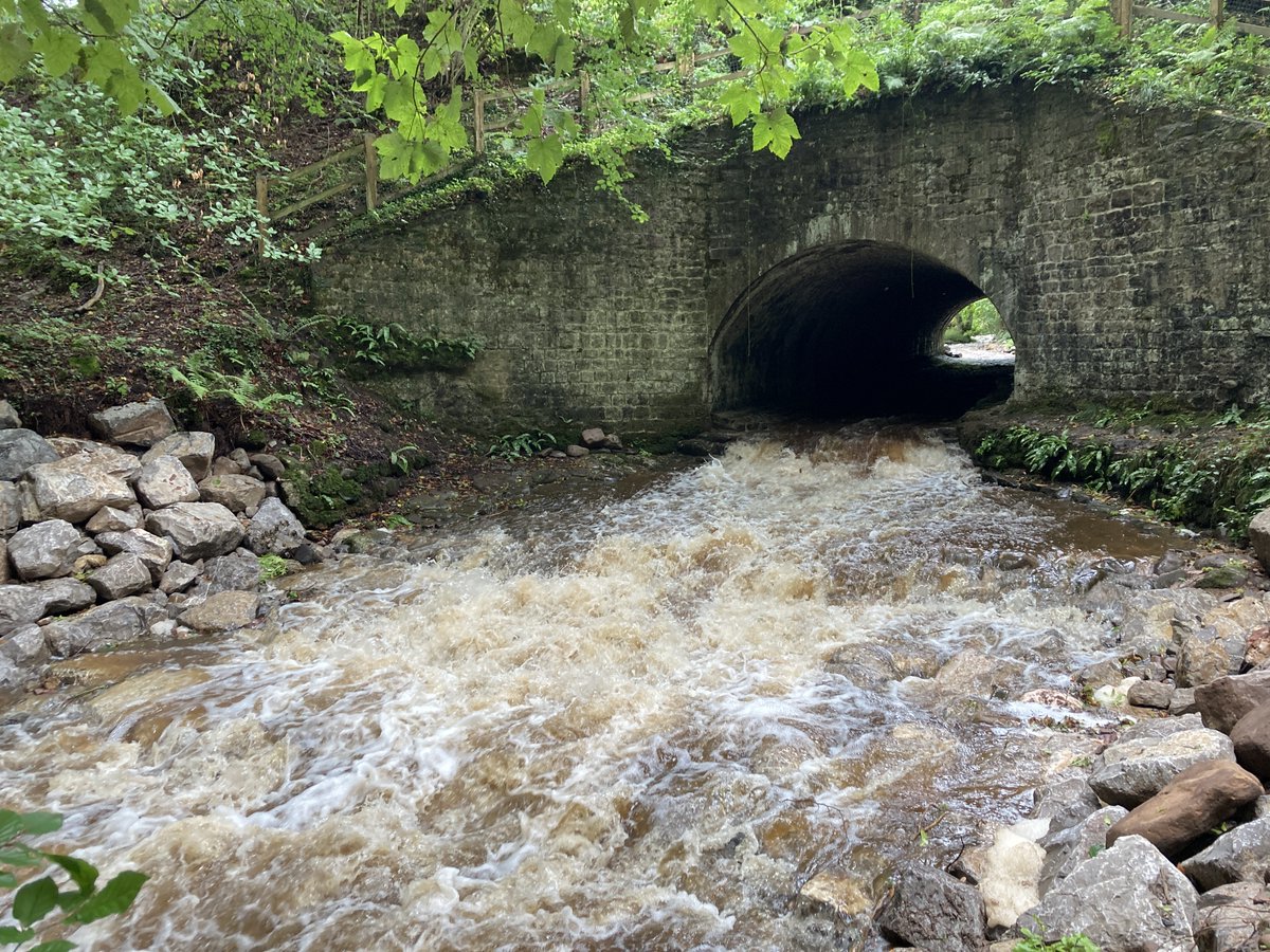 A four month project on the Monmouthshire &amp; Brecon Canal at Llangattock has seen us repair a 225-year-old stone aqueduct which carries the canal and towpath over the Nant Onneu.

👉 canalrivertrust.org.uk/wales/news/rep…