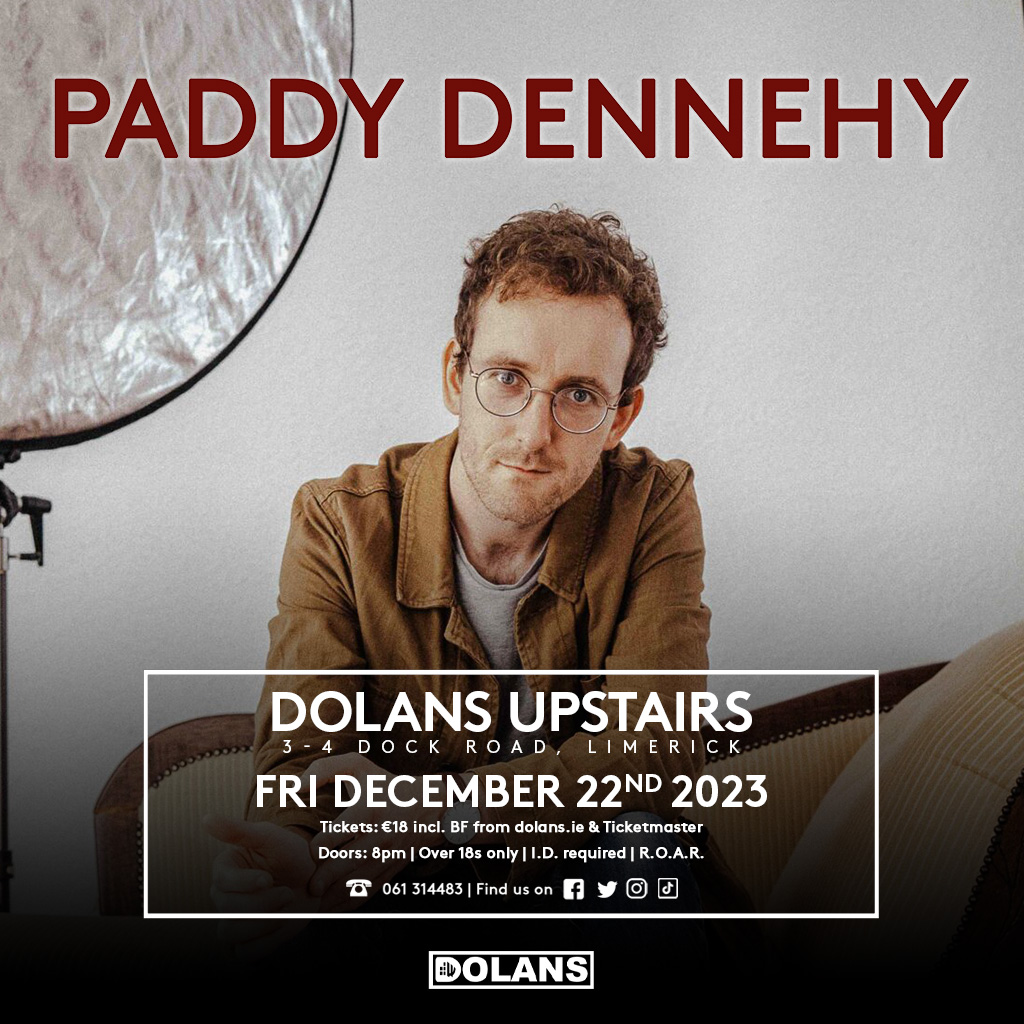 ***TONIGHT AT DOLANS*** Paddy Dennehy Dolans Upstairs Fri Dec 22nd Doors 8pm Tickets here: dolans.yapsody.com/event/index/78… @Paddy_Dennehy @agencyinbloom