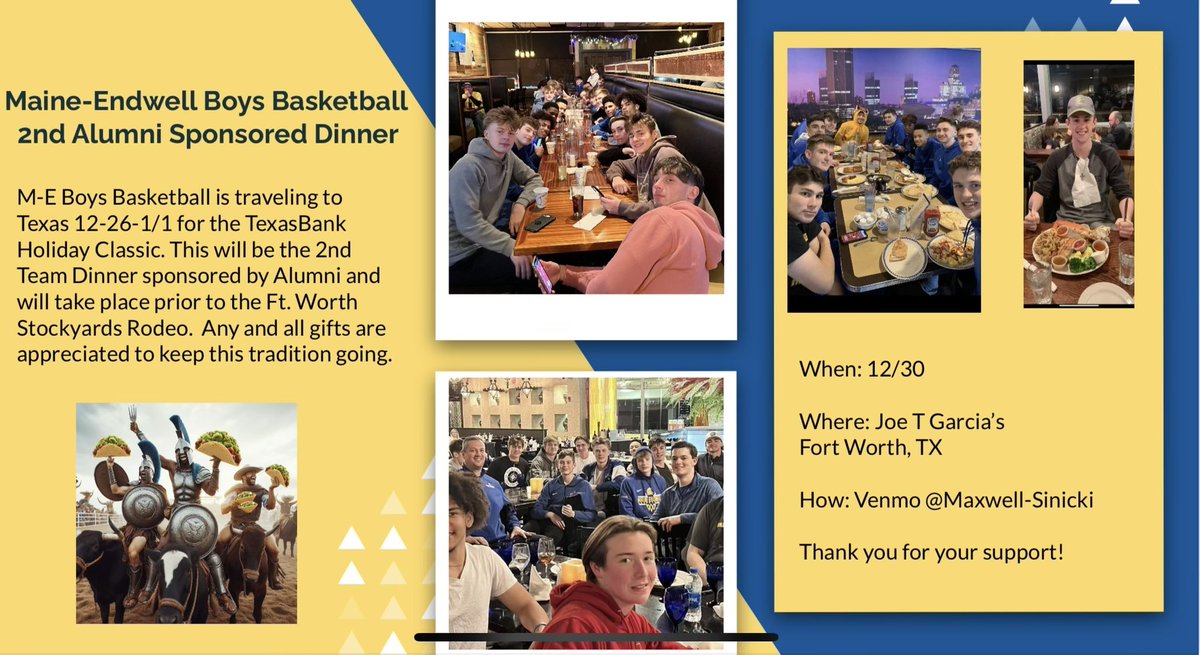 Maine-Endwell High School Boys Basketball tweet media