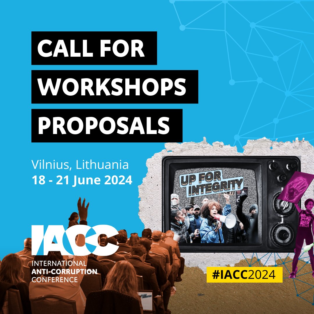 With governments, businesses, journalists, civil society, academics & activists in the room, the possibilities are endless. Submit your workshop proposal for the 2024 International Anti-Corruption Conference & help fight corruption together. ➡️ anticorru.pt/2TE #IACC2024