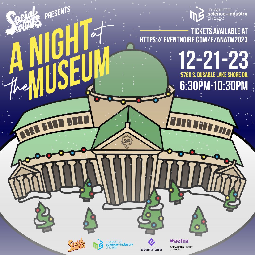 LISTEN LIVE! @SocialWorks' A Night At the Museum at @msichicago is only a few days away — and @chancetherapper, Justin Cunningham & Essence Smith are sitting down with @OfficialBekoe to break down all you need to know & more. TUNE IN AT 10 AM! 91.1 FM 📻 Vocalo.org/player