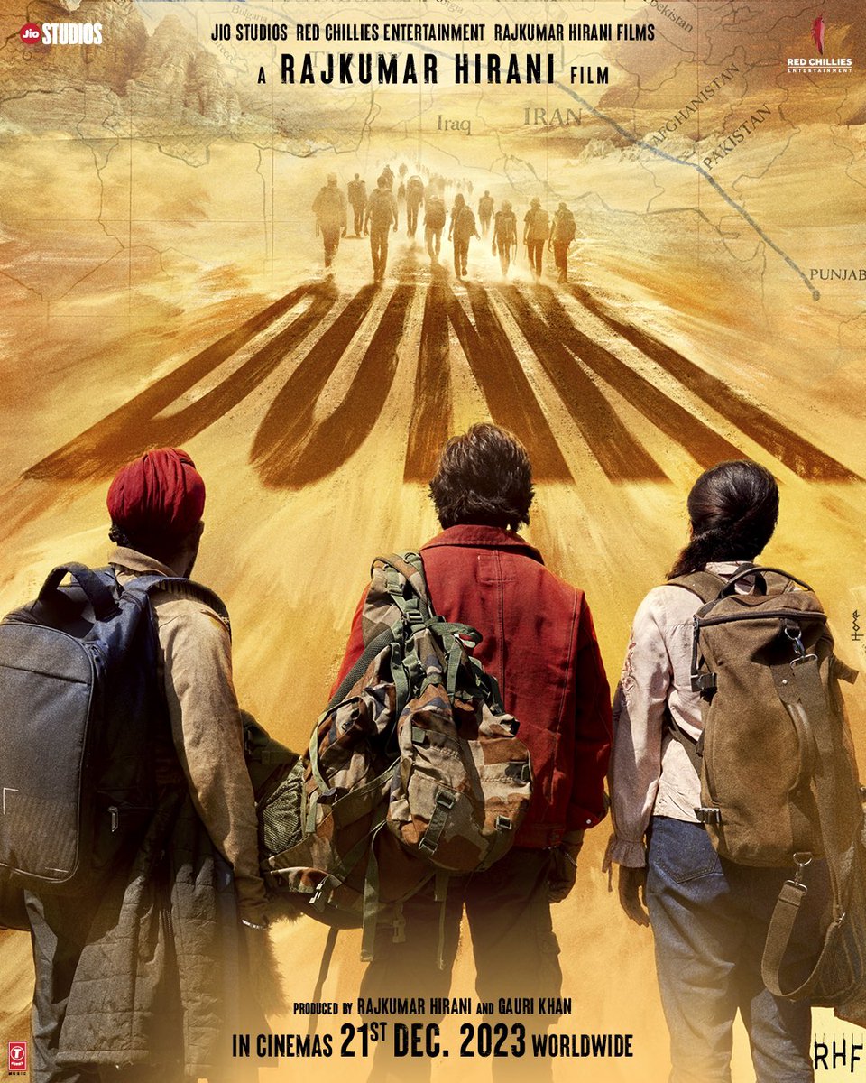 iamsrk's tweet image. Dunki, apne RISHTE peeche chhod aate hain…
Ek din wahi RISHTE, unhe ghar wapas kheench laate hain.

2 days to go for #Dunki 

Advance bookings are now open so book your tickets right away!
linktr.ee/Dunki_AdvanceB…