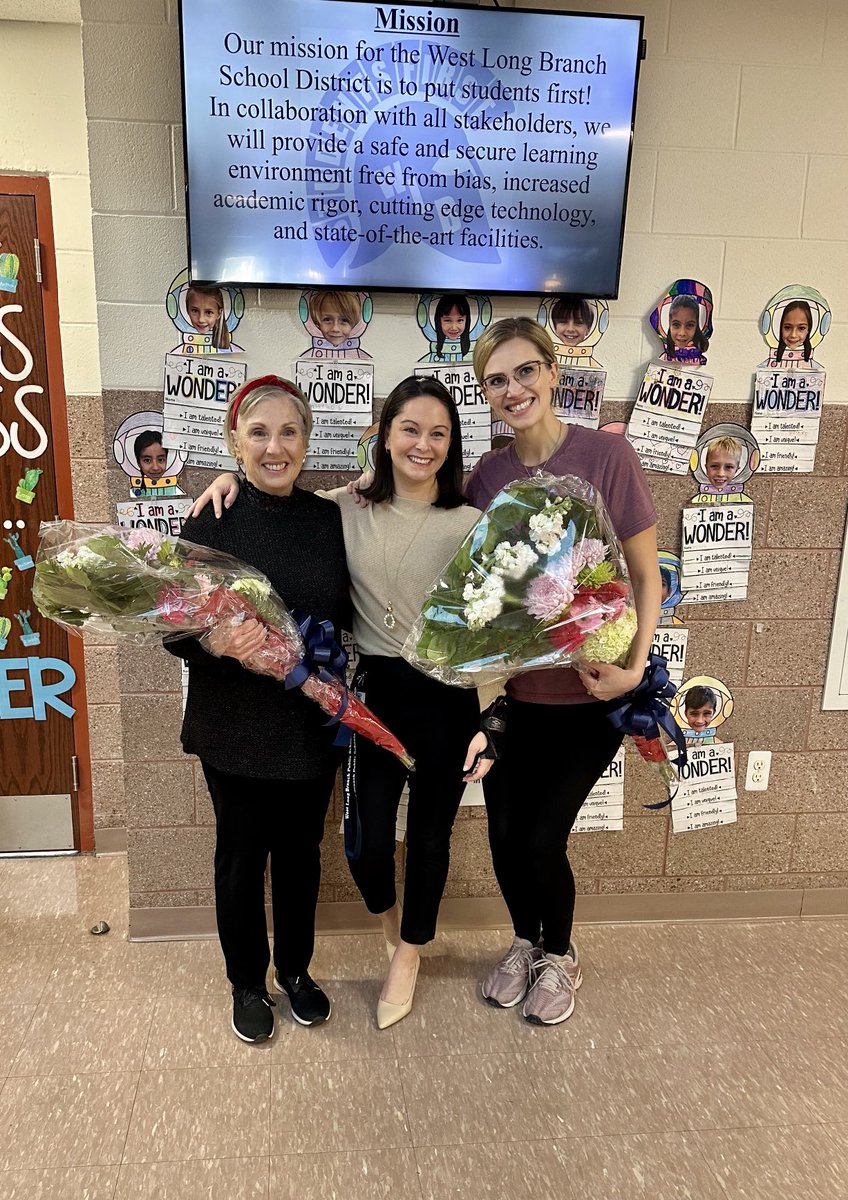 Congratulations to our Teachers of the Year, Mrs. Beyers and Mrs. Andreasi, and our District Ed Service Professional, Mrs. Steel!! #ProudToBeWLB