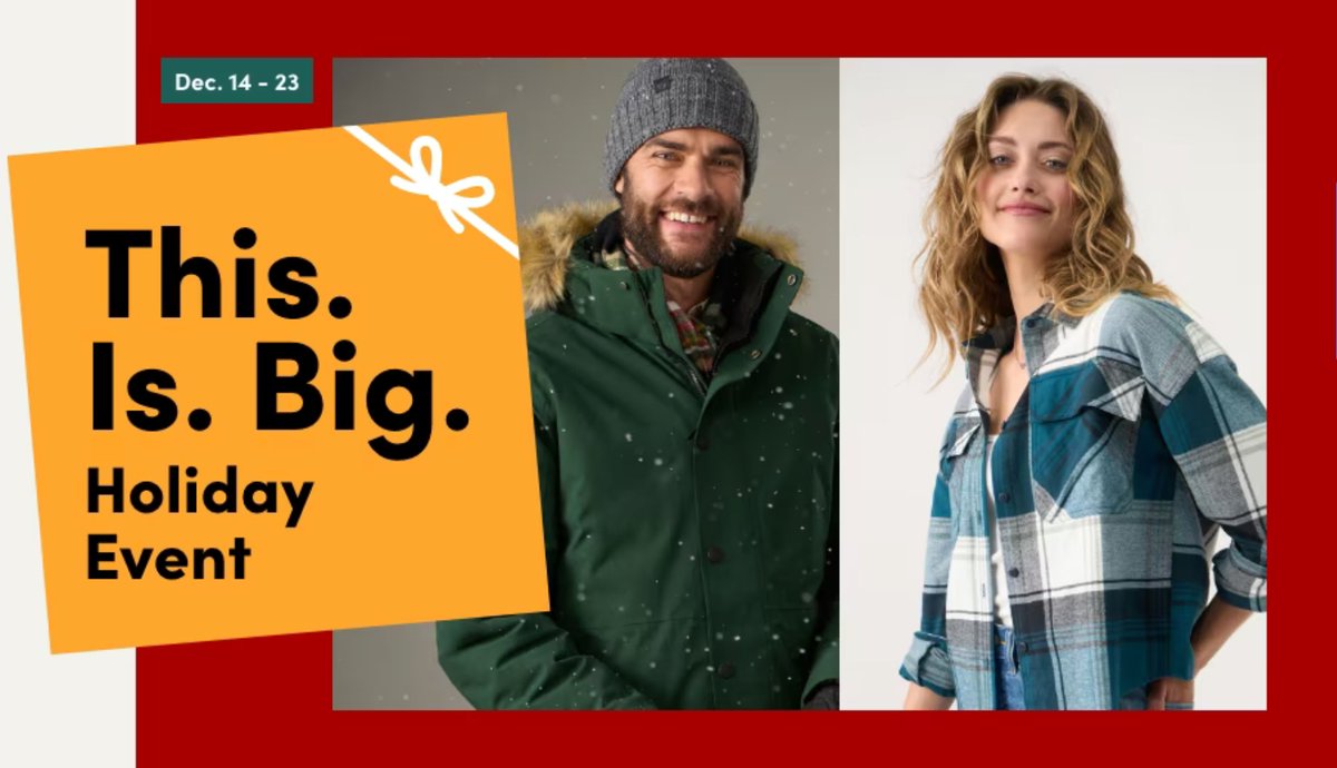 🙌Looking For Fabulous Holiday Deals‼️AD Check Out Th Big Holiday Event & Save Up To 60% OFF At Mark's! @MarksCanada #HolidayDeals #HolidayEvent 

Learn More👉 app.partnermatic.com/track/56f1duEe…