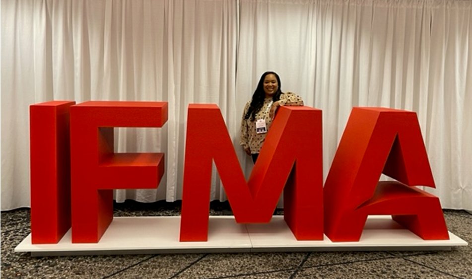 Christina Vickers, administrative assistant with the Facilities Customer Service Center, recently attended Facility Fusion 2023, held at the Hilton San Francisco Hotel at Union Square. The annual event is organized by the International Facility Management Association (IFMA).