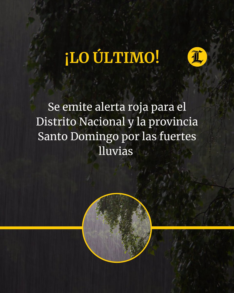 ListinDiario's tweet image. #LoÚltimoLD | COE amplia alerta roja para agregar al Distrito Nacional y la provincia Santo Domingo, mientras que la ratifica alerta roja para San Cristóbal y Peravia. 

#ListínDiario