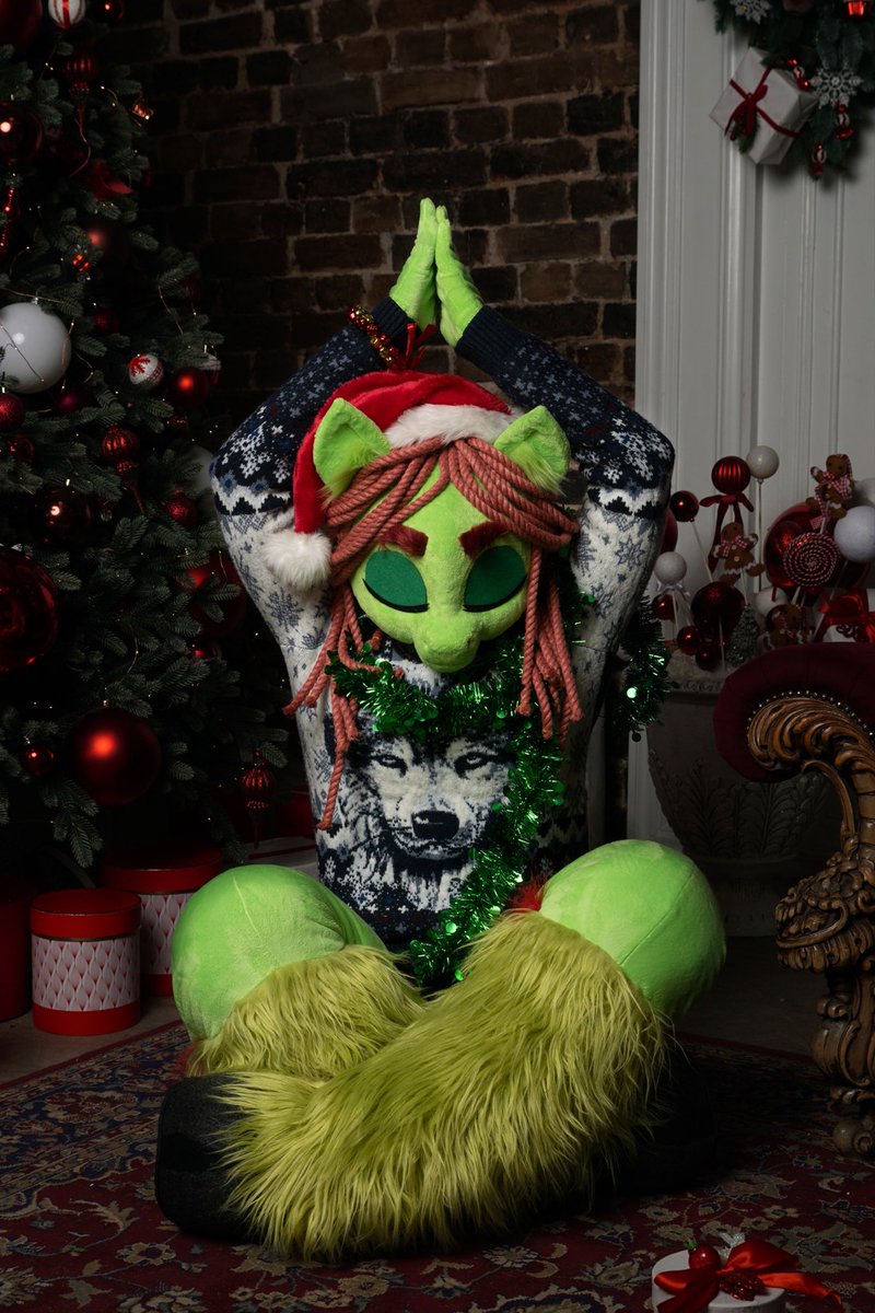 Christmas photoshoot teaser! #fluttershy #treehugger #cosplay #fursuit