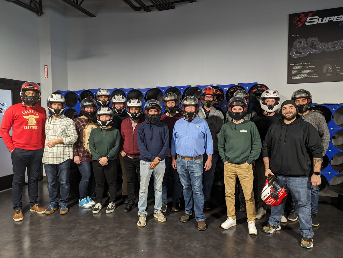 The M&amp;E crew living life in the fast lane at Supercharged Entertainment NJ!