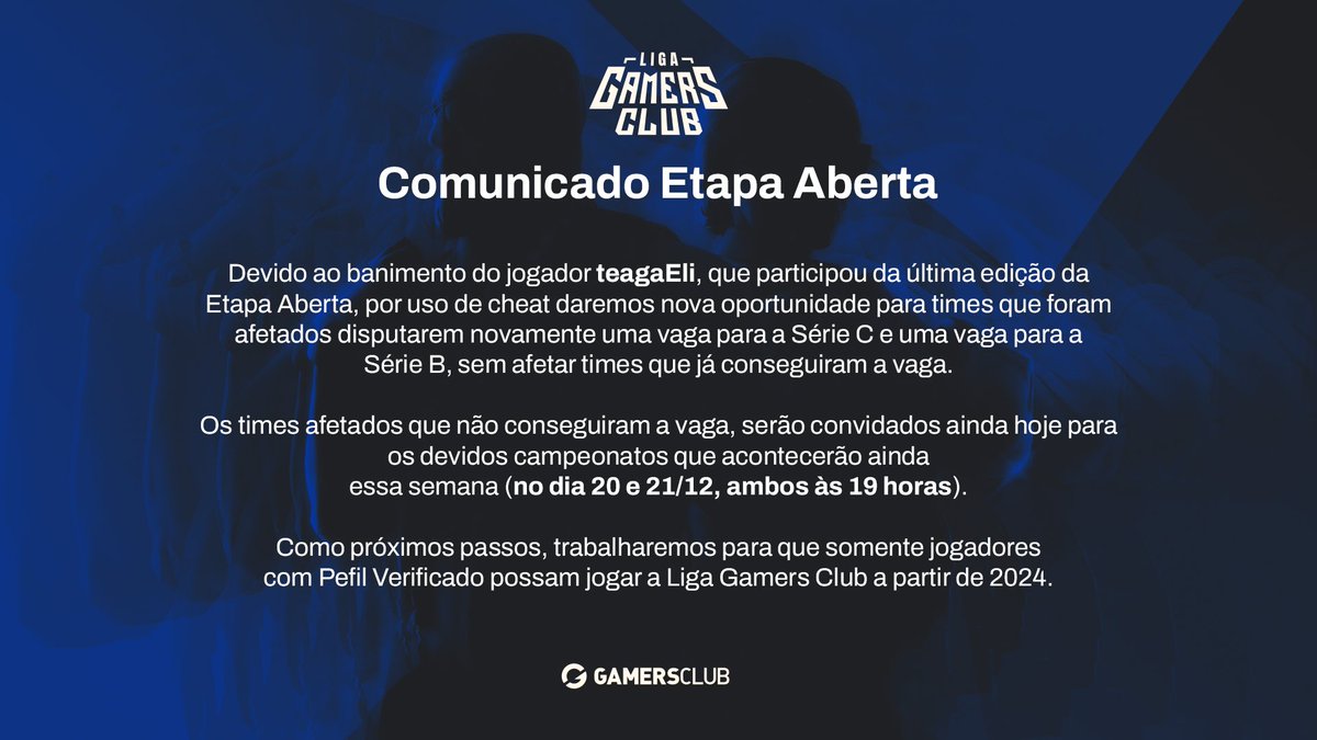 Gamers Club Counter-Strike on X: 🚨AGORA: VOCÊ NÃO VAI MAIS TOMAR DANO PRO  SEU COMPANHEIRO DE EQUIPE! Atualizamos os nossos servidores e agora eles  tão LIVRES DE TK em armas e facas! (