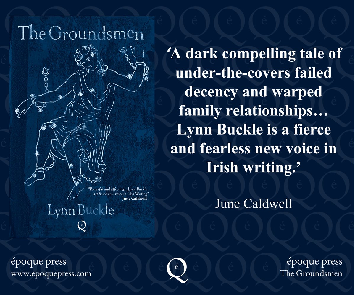 If you have read and loved the @BarbellionPrize winning novel, What Willow Says by @Lynn_Buckle, why not check out her debut novel, The Groundsmen.

‘A dark compelling tale…fierce and fearless’ @junecaldwell 

Order from you local bookshop or our website epoquepress.com/online-store/T…