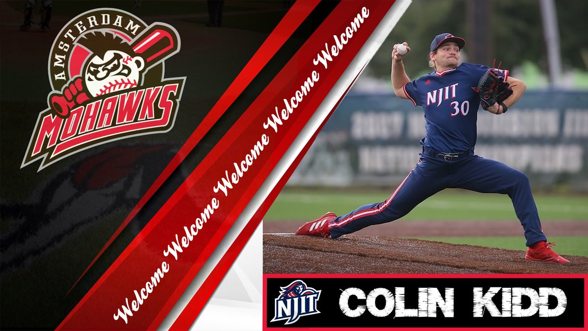 MOHAWKS 2024 PLAYER SIGNING #15 sponsored by Sticker Mule:
Colin Kidd - RHP - NJIT - Fr - 6'4 225 - Laguna Beach, CA

Big arm freshman expected to big a big contributor for NJIT...Brother of 2022  Mohawks ace Aidan Kidd who was a 1st All-PGCBL selection...Continues a long line of