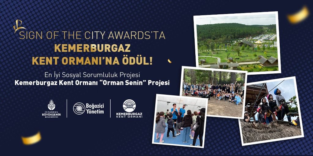OrmanKent's tweet photo. İBB’nin “Paylaşan Şehir” mottosuyla #KemerburgazKentOrmanı’ndan her kesimin faydalanmasını sağladığımız Orman Senin projesiyle gayrimenkul sektörünün en önemli yarışması #SignOfTheCity Awards’ta “En İyi Sosyal Sorumluluk Projesi” ödülünü aldık.🏆
16 Milyon için çalışmaya devam! https://t.co/PxQj28AESR