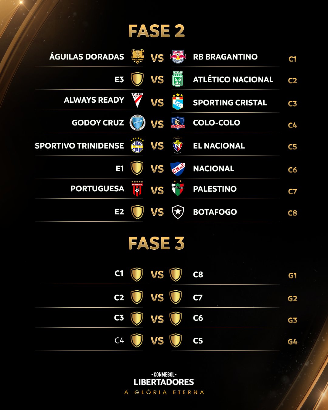 🇧🇷🙌 As 3⃣ finais brasileiras da - CONMEBOL Libertadores