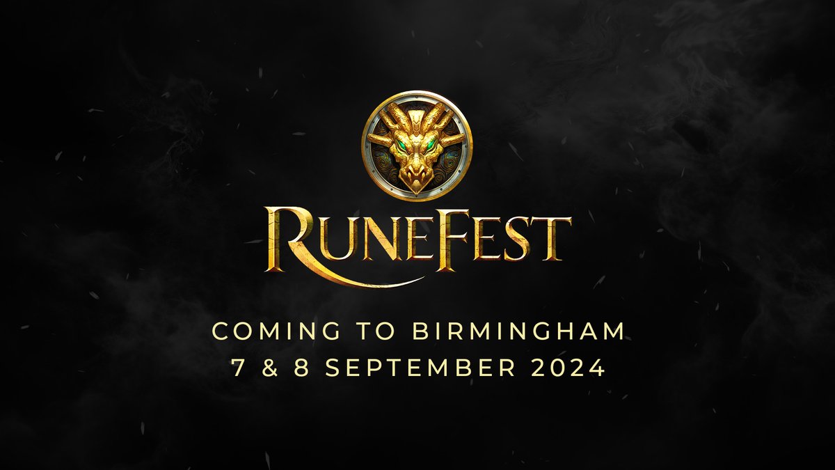 Old School RuneScape on X: "RuneFest is back! Join us in Birmingham, UK as we celebrate all things RuneScape on the 7th and 8th of September 2024! More information to come early