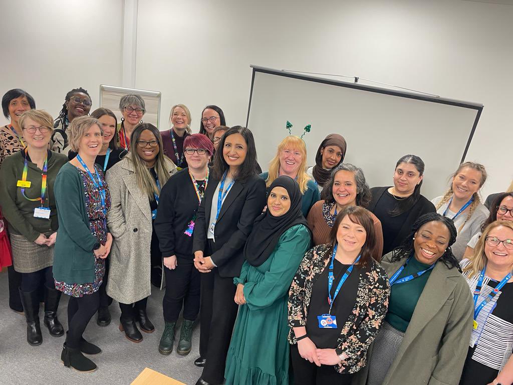 Wow! 30 amazing women at our re-launch of our Amazing woman staff network meeting this morning chaired by @paryaneh and myself. Inspiring talk from our CEO @SalmaYasmeen_1 and a focus on authentic leadership and our plans for 2024 #amazingwomen