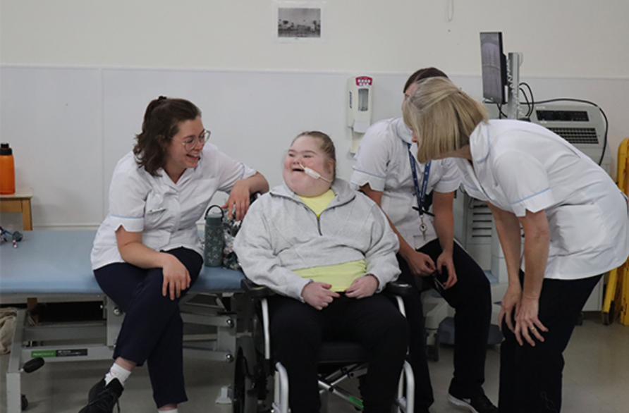 CambChildrens's tweet photo. Purpose-built rehabilitation and therapy spaces in @CambChildrens will make a real difference to children's recovery. Evie spent 100 days in hospital with her treatment in an adult gym. Her physios performed a Beyonce dance to celebrate her first steps 🪩👏https://t.co/QOZmlj7tGA https://t.co/6fcWmOVlQq