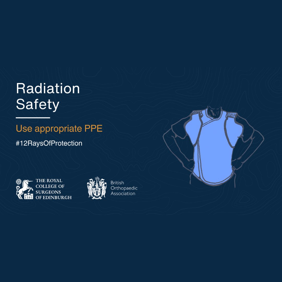Women should choose a gown with smaller armholes or enhanced axillary protection to safeguard the radiosensitive female breast. Many commonly available gown designs often leave the upper outer quadrant of the breast and axilla exposed. #12RaysOfProtection @RCSEd