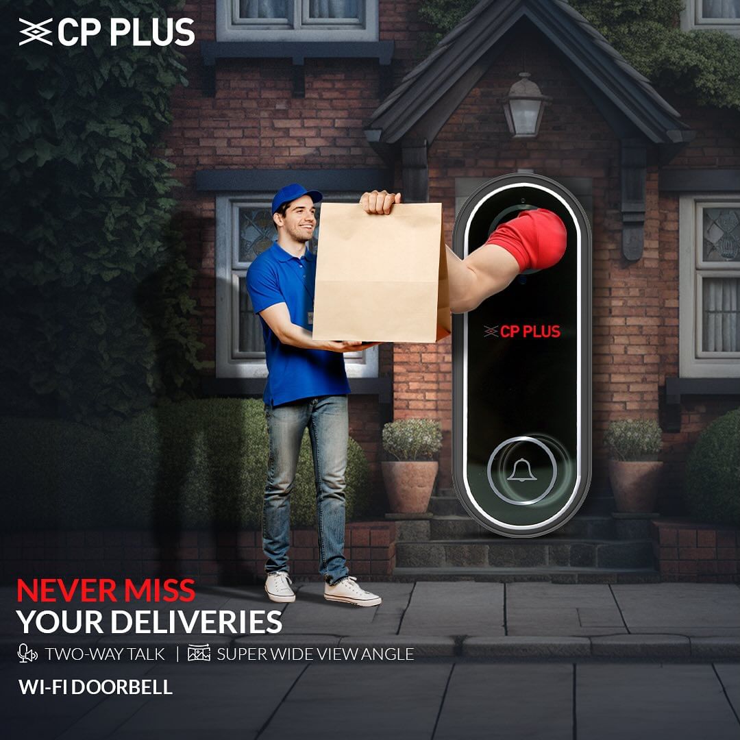cpplusworld Simplify your life with smart doorbell technology! Receive real-time notifications, see deliveries live, and keep your packages secure with CP PLUS Wi-Fi Doorbell. #CPPlus #UparWalaSabDekhRahaHai #WiFiDoorbell #SmartDoorbell #Doorbell