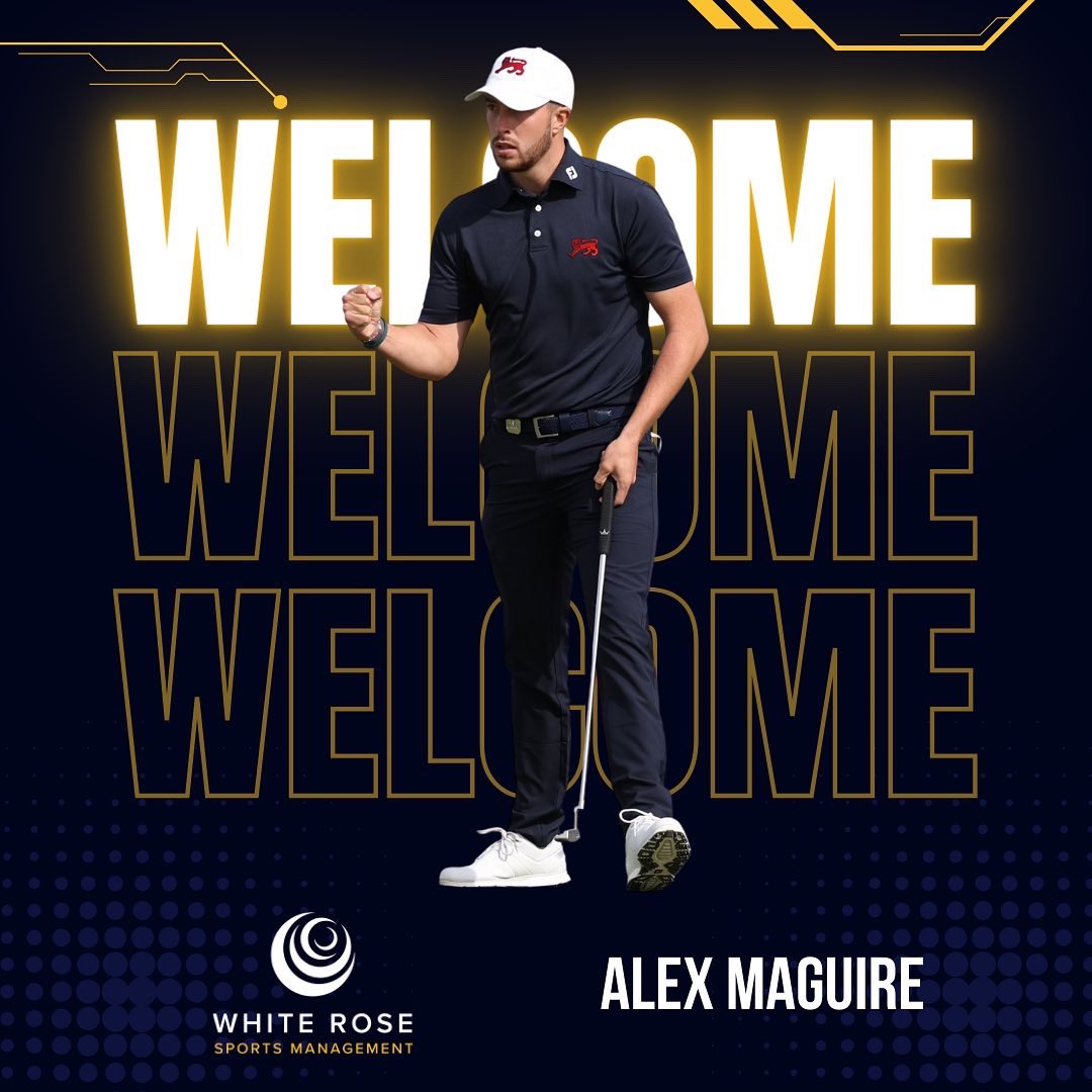 White Rose Sports Management are delighted to announce the signing of Alex Maguire. @Alexmaguire13   The recently crowned Irish amateur golfer of the year joins White Rose and will immediately turn professional. Read more: linktr.ee/wrsm