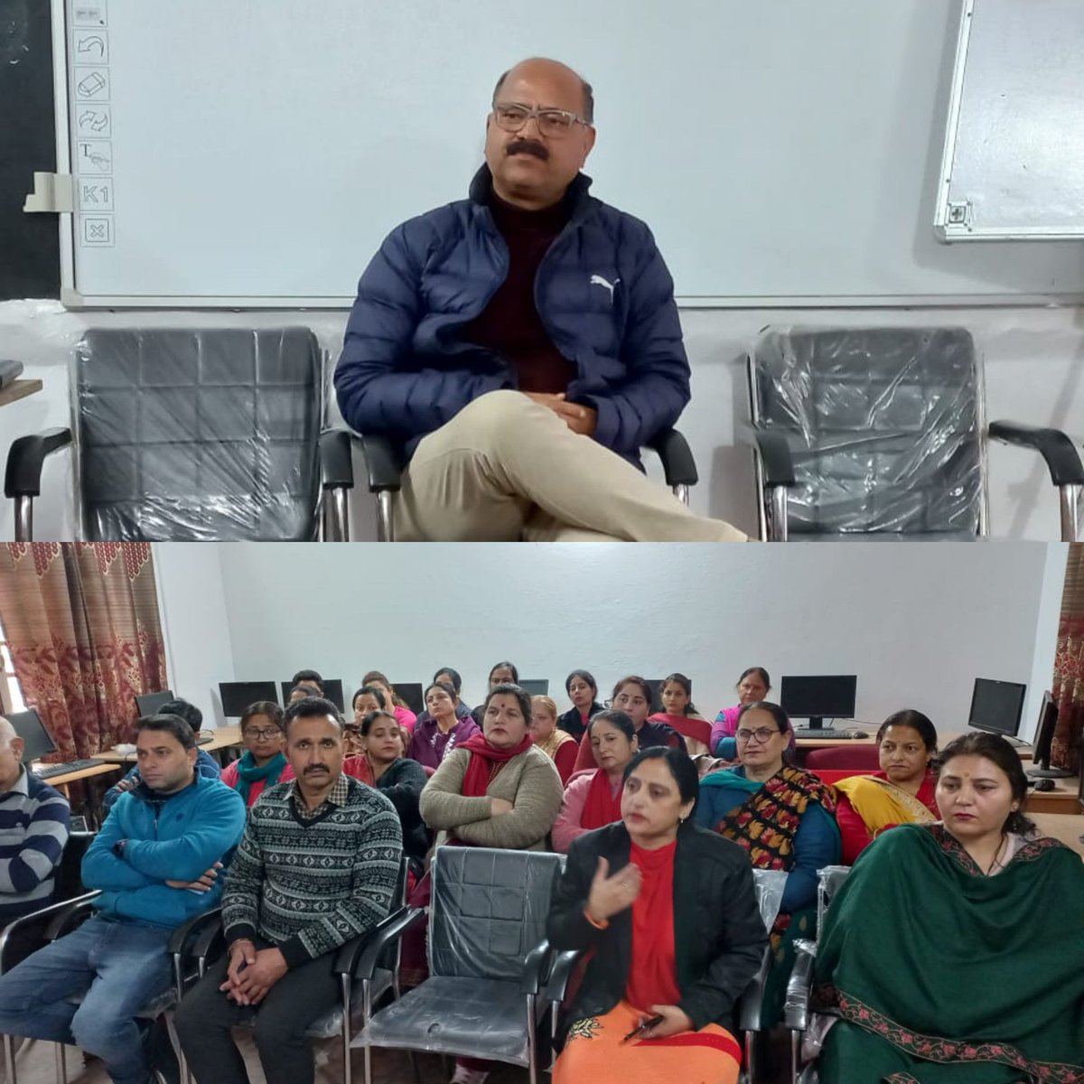 #NashaMuktJK
CEO KDA #Gopal_singh convened a meeting with the Principal & staff members of GHSS Aghar Jitto & discussed strategies for creating a Nasha Mukt (Drug-Free) environment in & around School.Emphasized on Collaborative efforts for a healthier &drug-free Society.
@diprjk