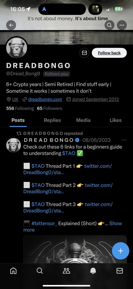 ScottBatler's tweet photo. @DreadBong0 someone pretending to be your account just followed me https://t.co/EWjv5xnRwA