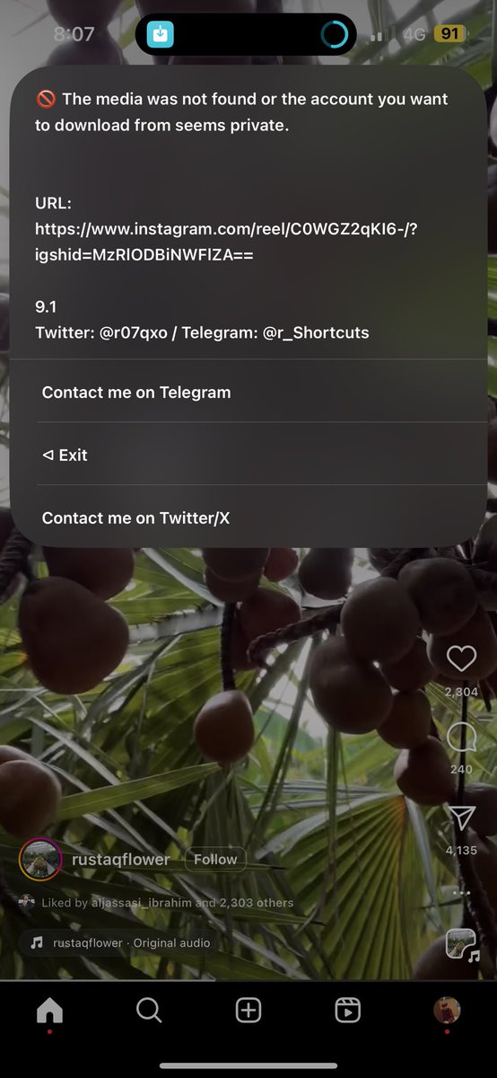 Meizu_26's tweet photo. @r07qxo مرحبا اخي 
احاول انزل من الانستا ما صار وكان قبل نص ساعه اموره عسل 🍯 https://t.co/2ENR7zLrJX