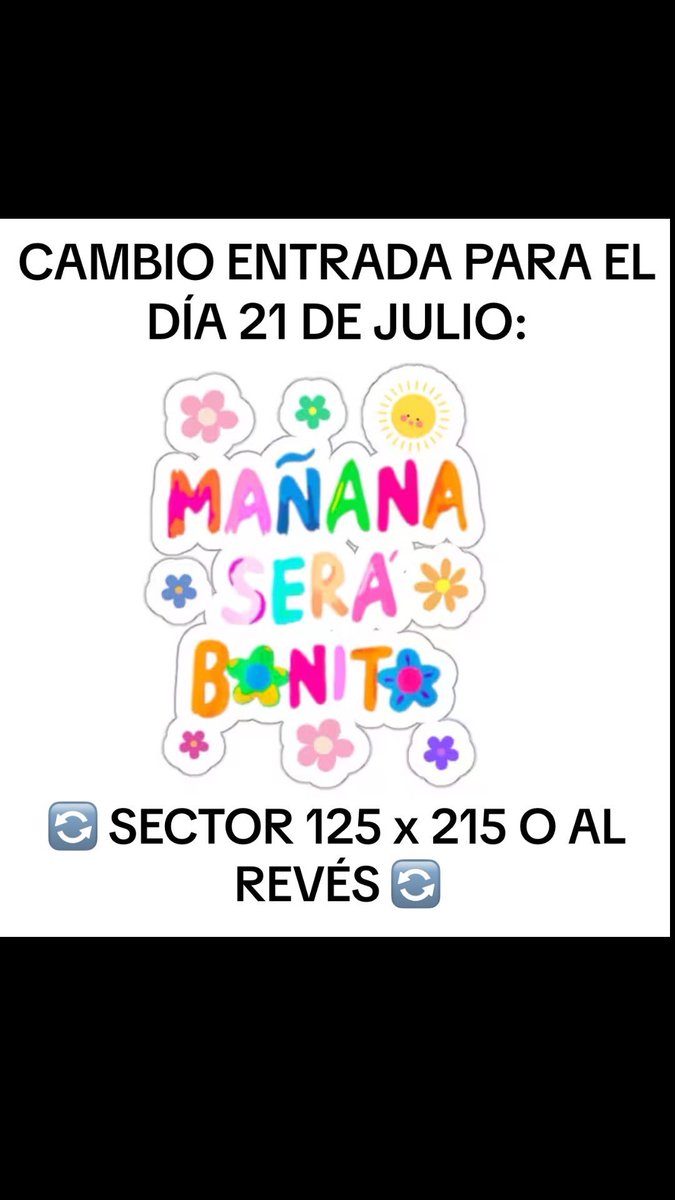 gemabc___'s tweet image. Cambio sector 125 x 215 o al revés para el día 21 de Julio! Ayudadme a encontrar a alguien 🌈🦄🩷 #karolg #mañanaserabonito #madrid @karolgesp