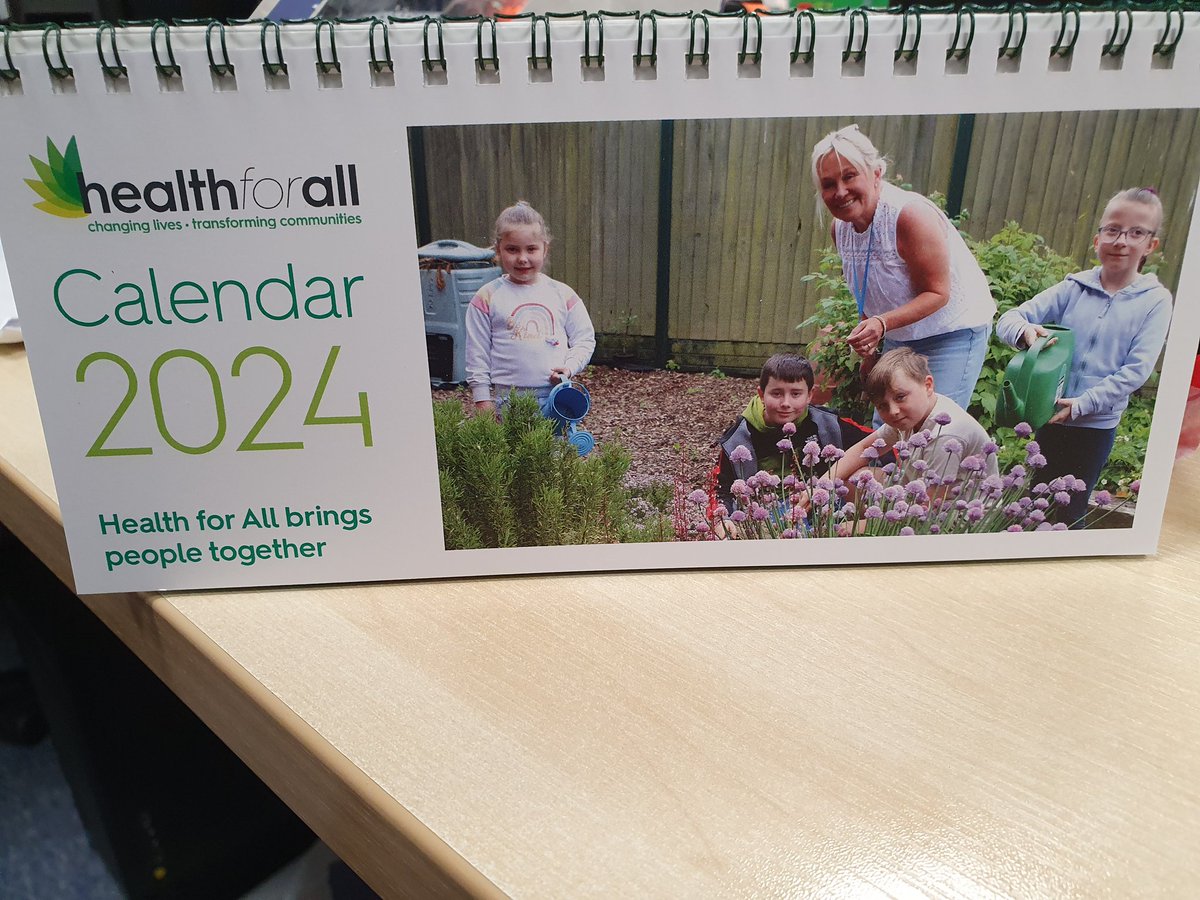 Huge thanks to the @HealthforAllLds team for sending me a lovely calendar in the post. Thanks for all your support this year ❤