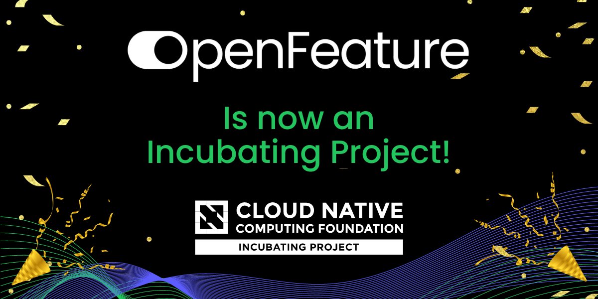 OpenFeature's tweet image. 🤩 We are ecstatic to announce @CloudNativeFdn TOC has promoted us to Incubating project status! 🎉 Many thanks to our wonderful community of maintainers, contributors, and users! 🙏 ✨

📰 Read more about incubation and the future of #OpenFeature here: cncf.io/blog/2023/12/1…