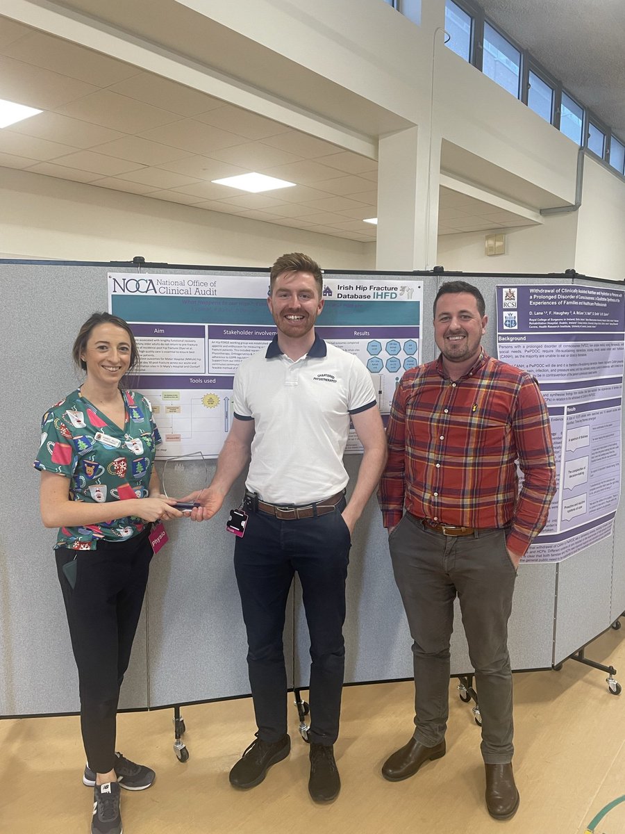 Great morning of presentations at today's Kate Plowman research awards. Congratulations to this year's recipient @shanicemariev for her poster on outcomes in Hip fracture patients 👏