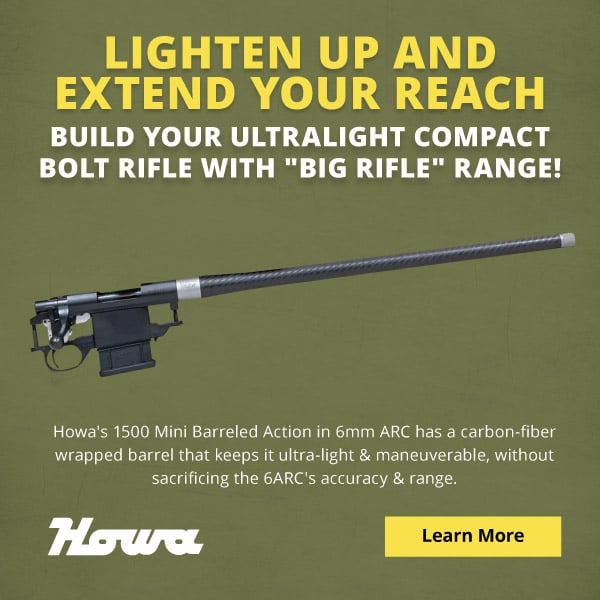 BrownellsInc's tweet image. Keep it light, compact, and get the reach you're looking for with the #HOWA mini barrelled actions available at #Brownells! Learn more: shorturl.at/cyJKM

#brownells #guns #gundeals #rifle