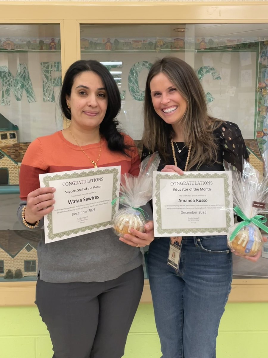 Congratulations to Ms. Russo and Ms. Sawires for being selected as JMF’s Educator and Support Staff of the Month for December!! Thank you for all that you do for our students 💚🌊 #LBtogetherwecan #JuntospodemosLB
