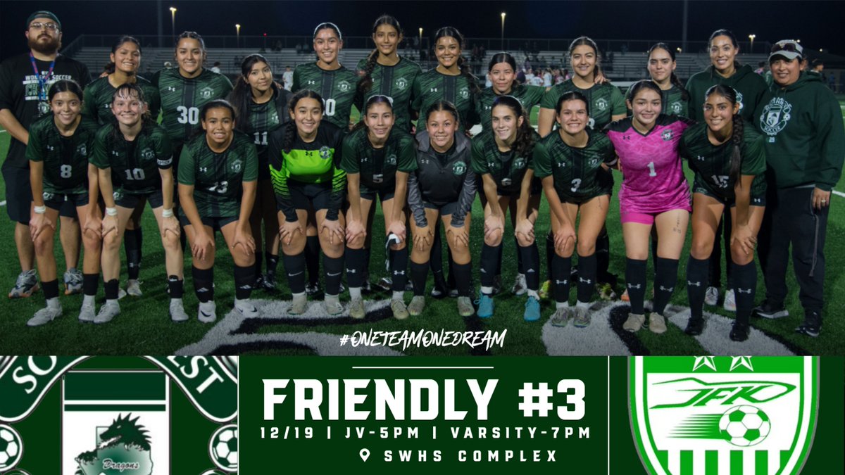 Final Friendly before the regular season starts! 

See y'all at the Complex tonight!!

#oneteamonedream
#destinationswisd
#weareSW