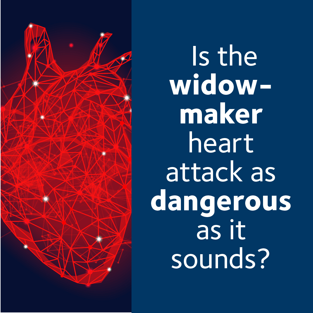 Adventist Health on X: What makes a widow-maker heart attack so dangerous?  Visit  to learn all about the widow-maker heart  attack, ways to reduce your risk and signs to look for