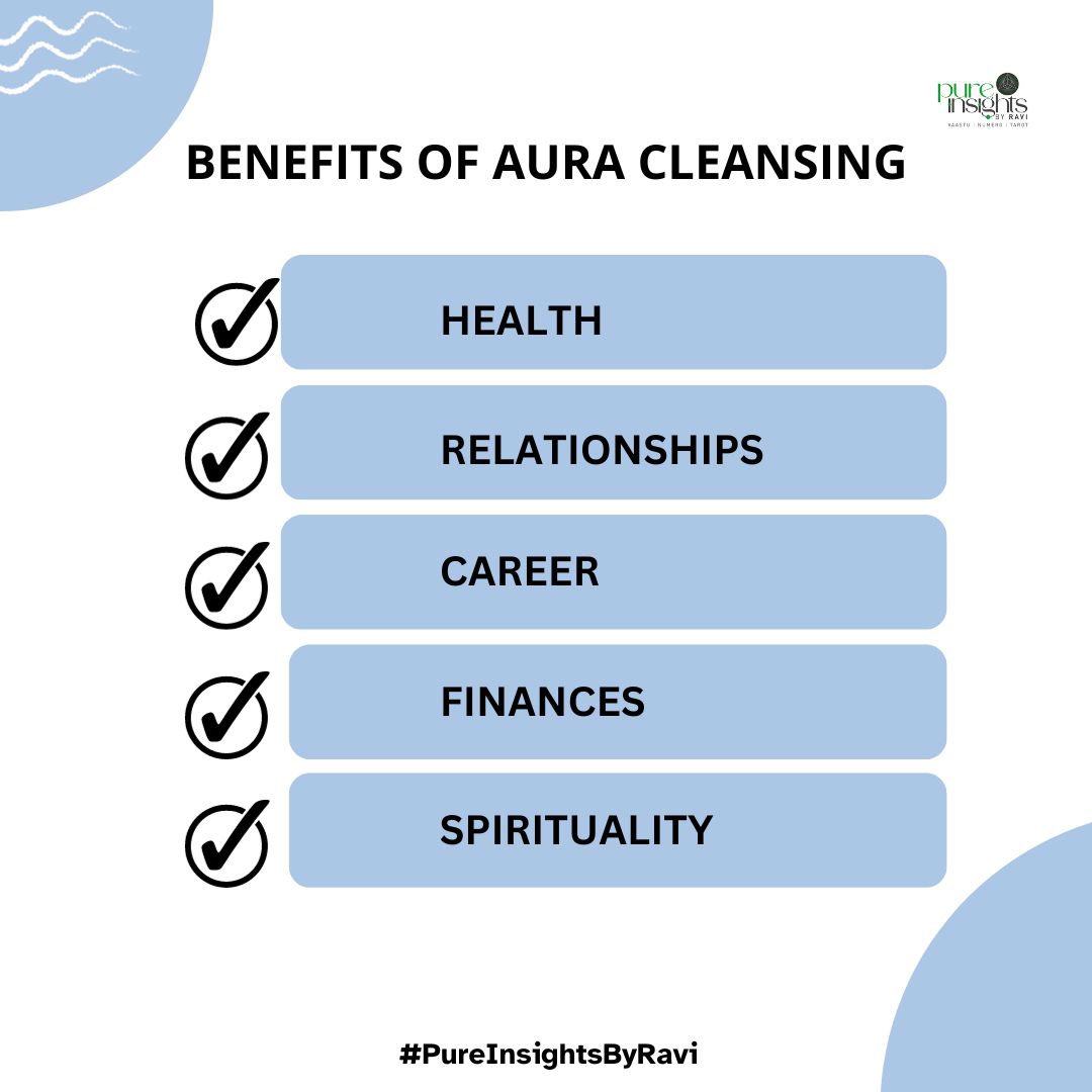 RaviTarot's tweet photo. Benefits of Aura cleaning and healing. 
DM me to know more.  

#pureinsightsbyravi #aurahealing https://t.co/DsbkQaQ5Wx