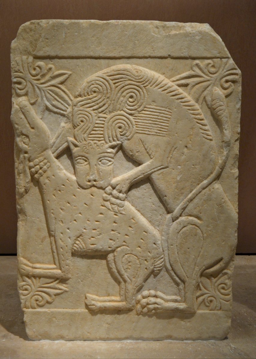 The Byzantine Legacy (@byzantinelegacy) on Twitter photo Lion attacking a deer
Marble enclosure slab from late 10th-early 11th century Athens
At the Byzantine and Christian Museum in Athens
<a href="/byzantinemuseum/">Byzantine Museum</a> Lion attacking a deer
Marble enclosure slab from late 10th-early 11th century Athens
At the Byzantine and Christian Museum in Athens
<a href="/byzantinemuseum/">Byzantine Museum</a>