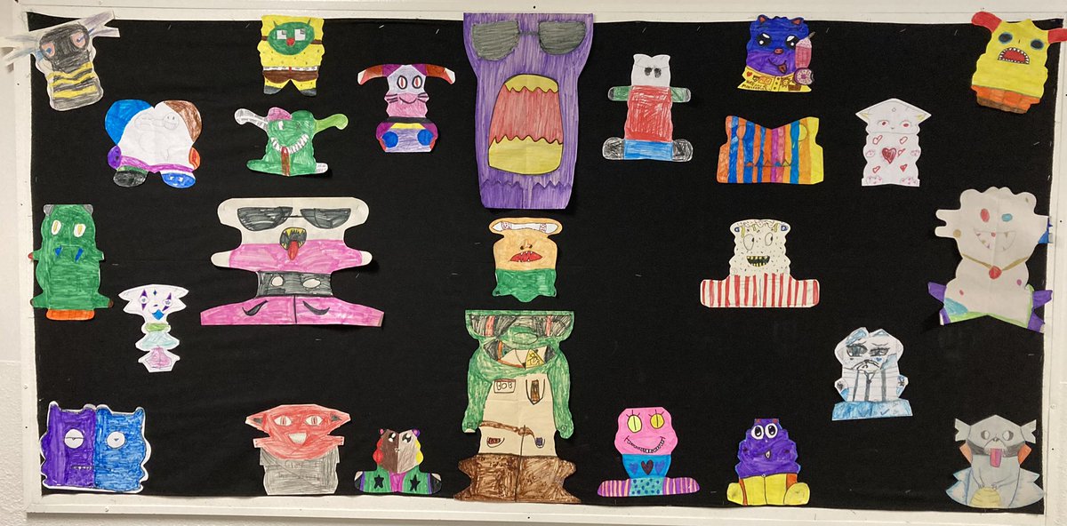 Creature Creations by the grade 4/5 class!