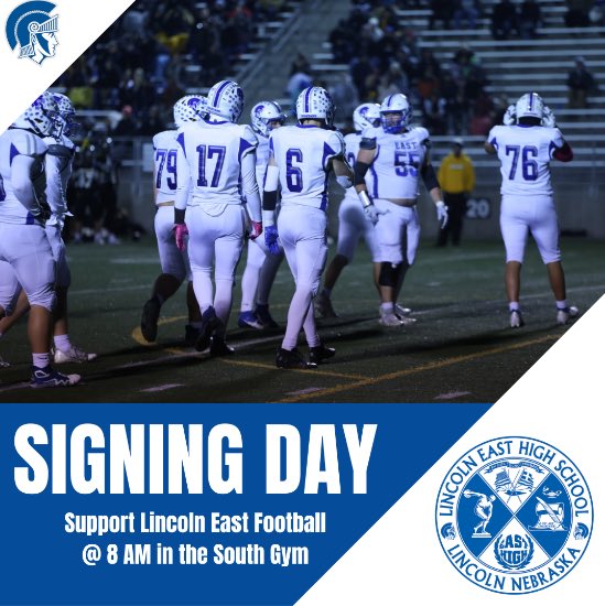 Spartans! We have another signing day coming up tomorrow! Support your fellow Spartans in the South Gym tomorrow (Wednesday) at 8 AM while they sign their college letters of intent!