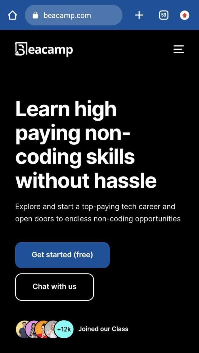 uguru_igwe's tweet image. Learn high paying non-coding skills without hassle at @beacamphq. Get started today for free!
#DevRel #NonCoding