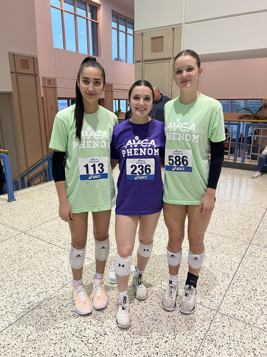 Lauren, Shayne, and Kennedy participated in this years AVCA Phenom College Prep Program in Tampa this last weekend. These girls are Phenom-enal and are a great representation of Reagan VB! 💚🐍🏐 #RattlerPride @AVCAPhenom