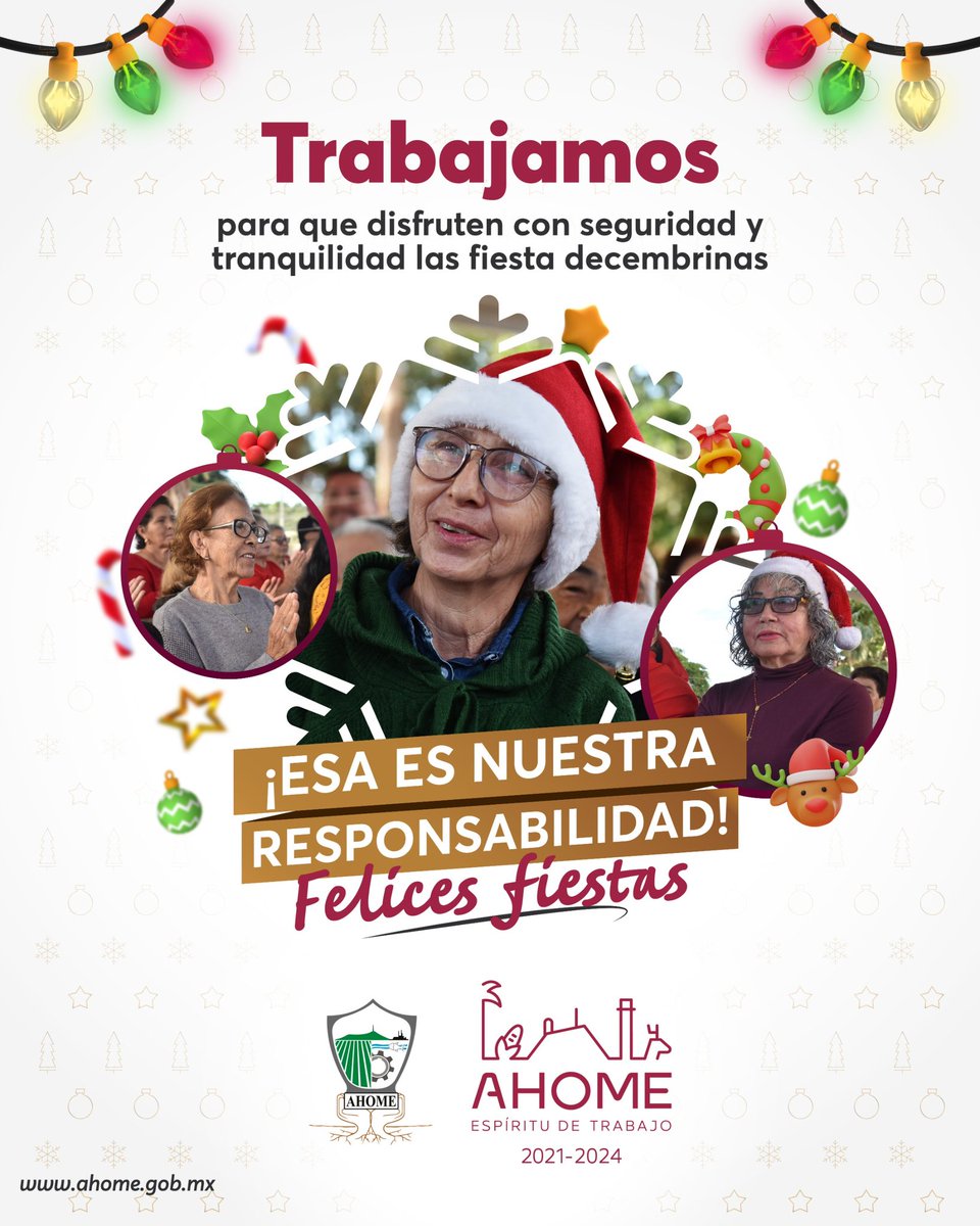 AlcaldiadeAhome's tweet image. La cuenta regresiva comienza para Navidad y nosotros no hemos descanso en el operativo de seguridad para ti y tus seres queridos. #EspírituNavideño