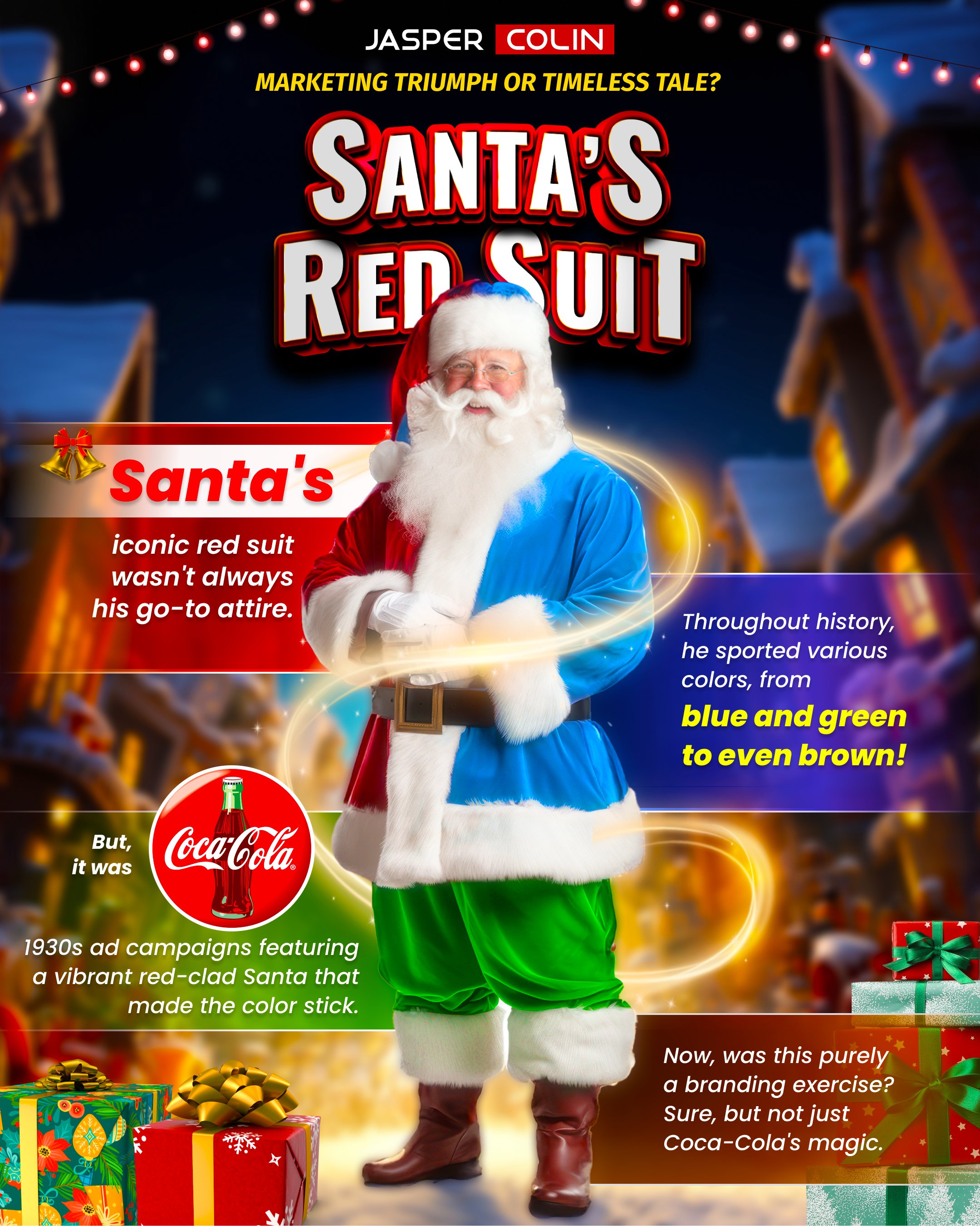 Coca cola santa red suit store