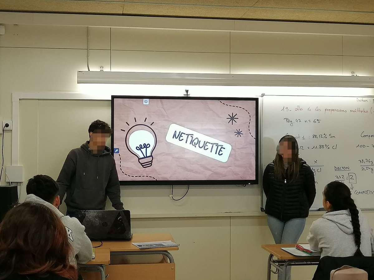 OurDigitalSt's tweet photo. #Netiquette at the core of every #etwinning project we work on. Students working on netiquette presentations 👇🏻before wishing Happy holidays to the partner countries in an upcoming Padlet. 🎊😊 Stay tuned https://t.co/IG4PHUcaUO