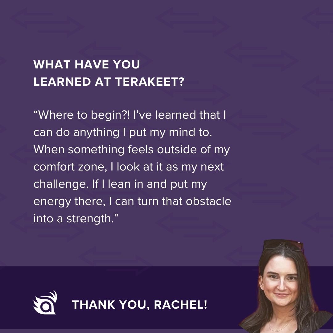This month, we're thrilled to shine a spotlight on Rachel Neeves who has been an integral part of the Terakeet team for the last decade!

Let's raise a virtual toast to Rachel's phenomenal growth & impactful contributions!

#TerakeetAnniversary #WeAreTerakeet