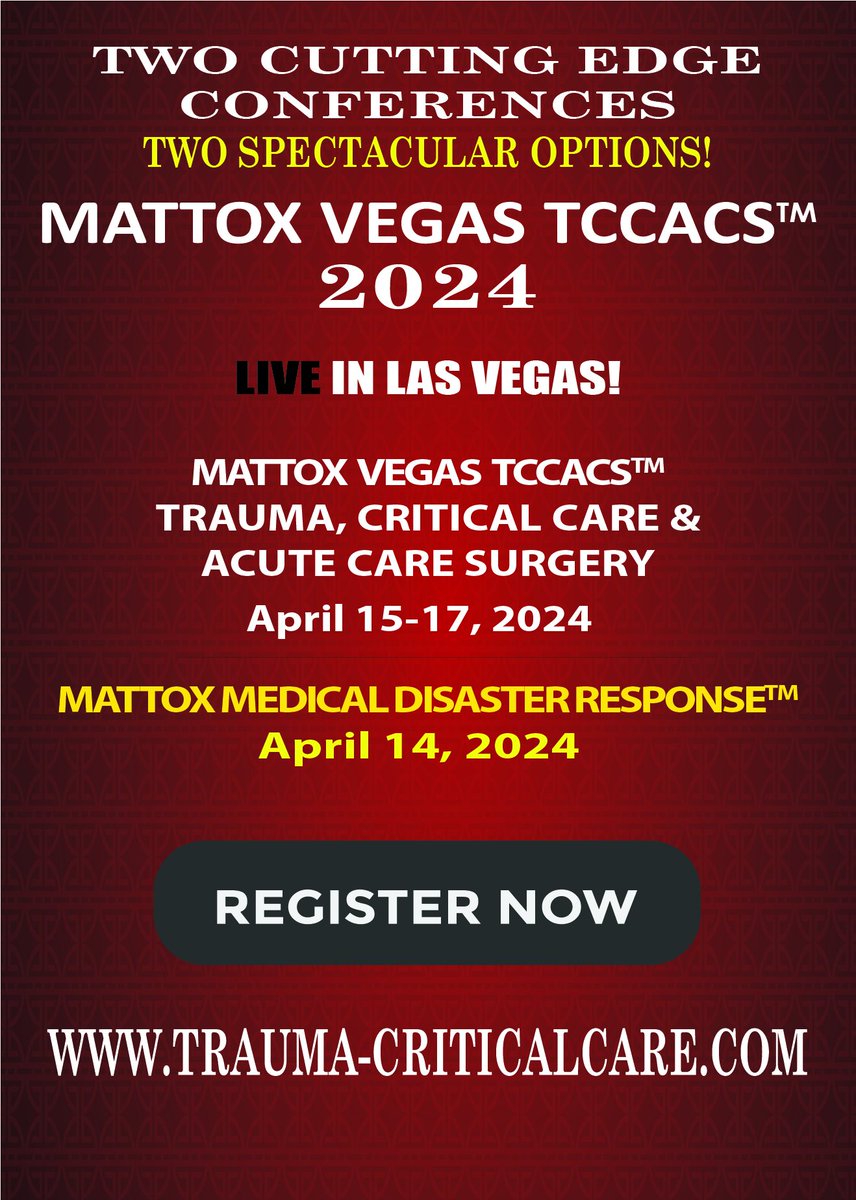 Registration Is Open for the 2024 Mattox Vegas TCCACS Meeting in Las Vegas.