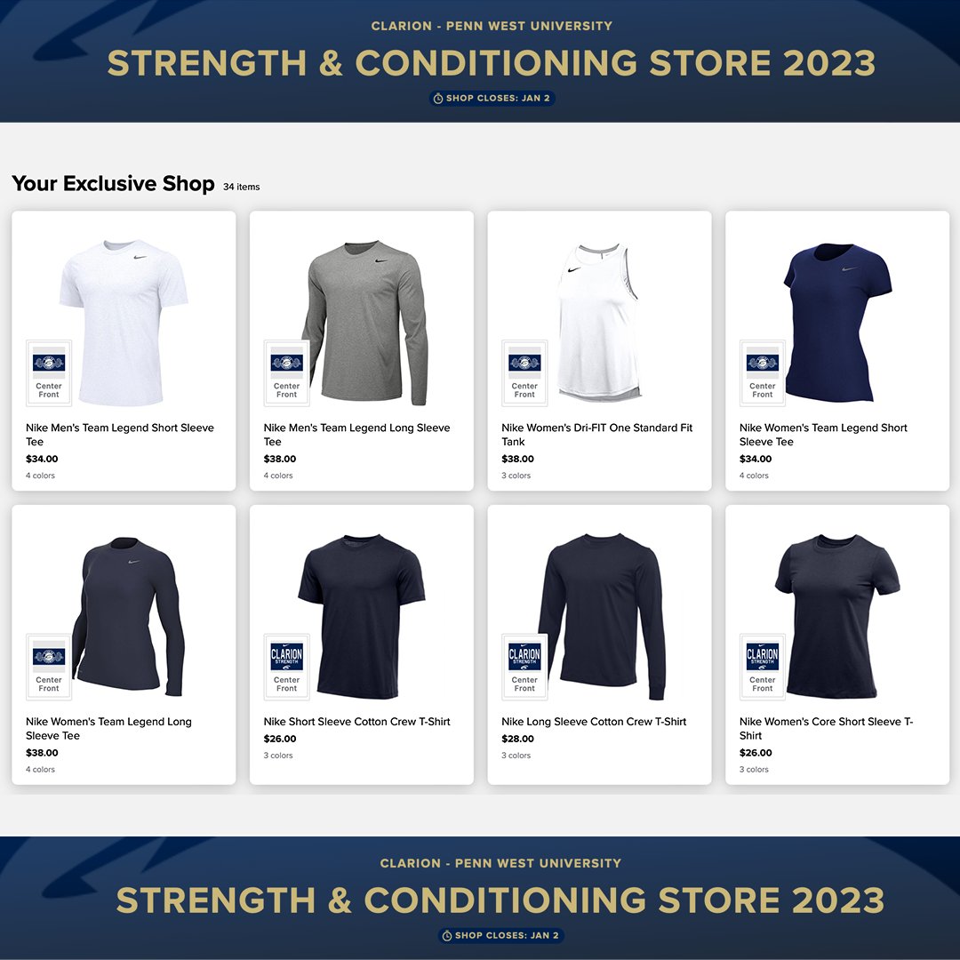 Attention Fans: The Strength &amp; Conditioning Store is live
bit.ly/41wqVIa