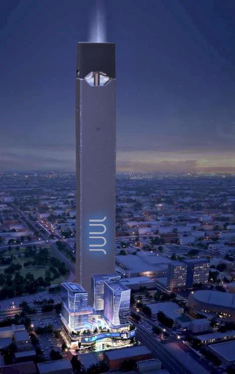 CreativeGiles's tweet image. the "juul" of the OKC skyline? #OKC